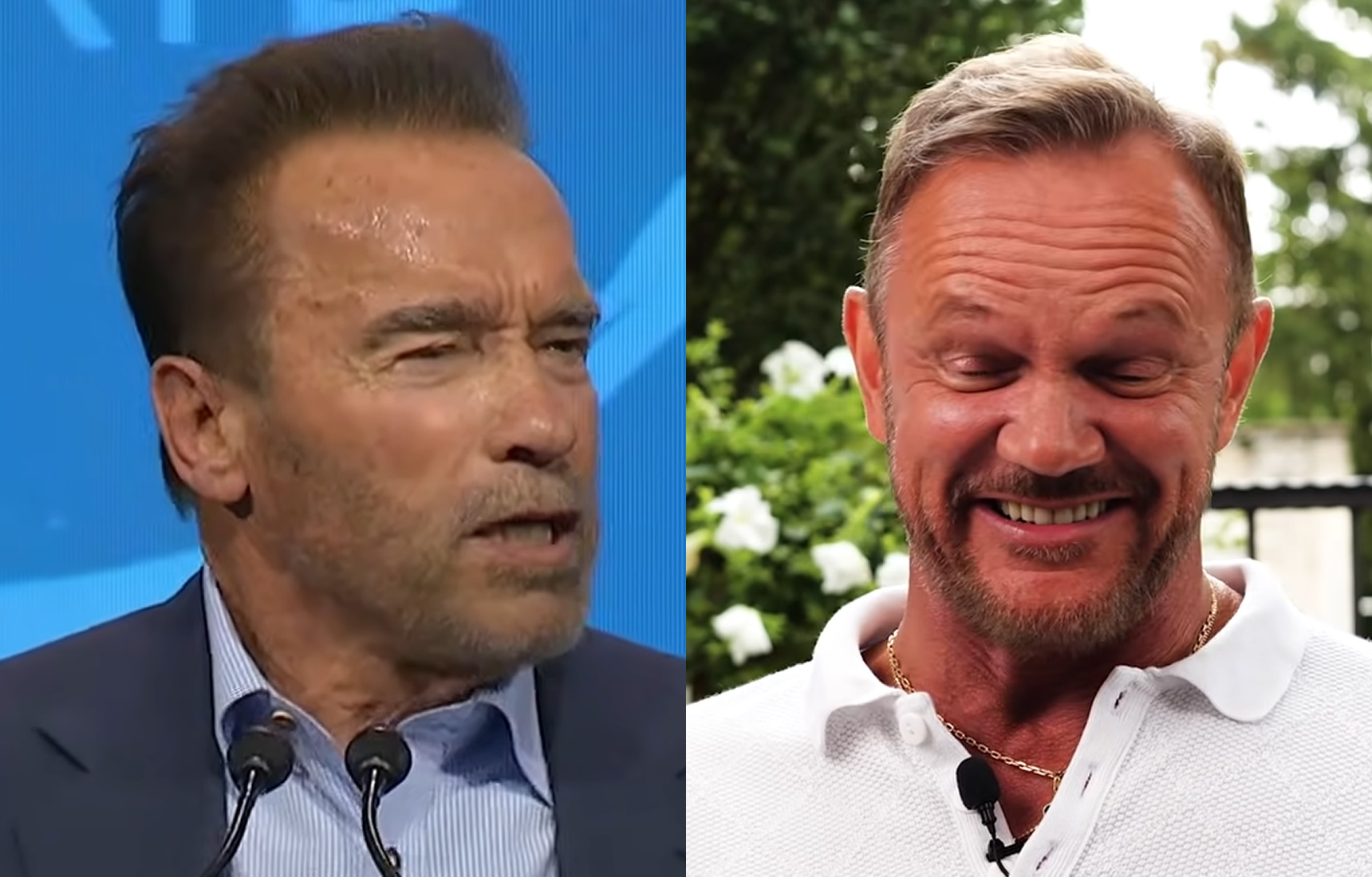 Arnold Schwarzenegger Cezary Pazura