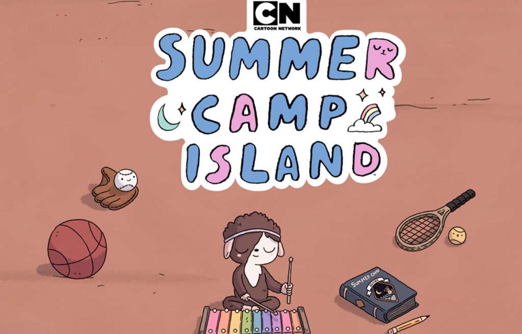 Obóz na wyspie Cartoon