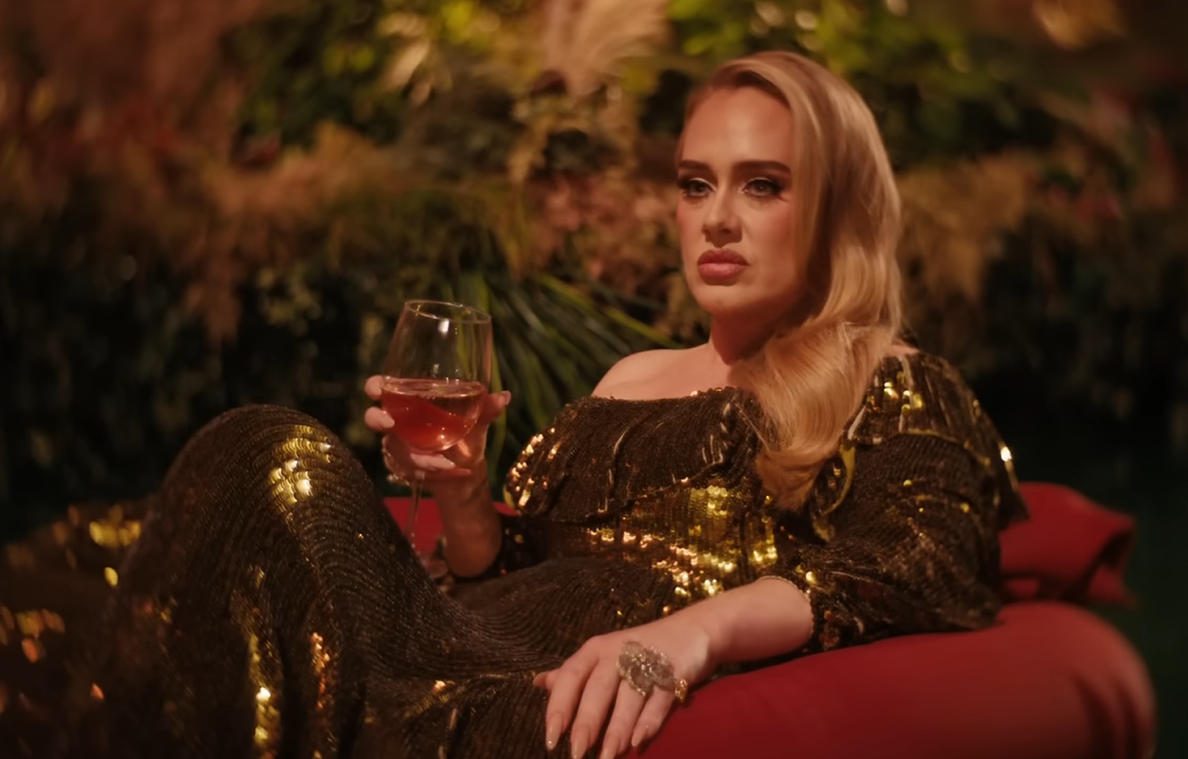 Adele Drink Wine