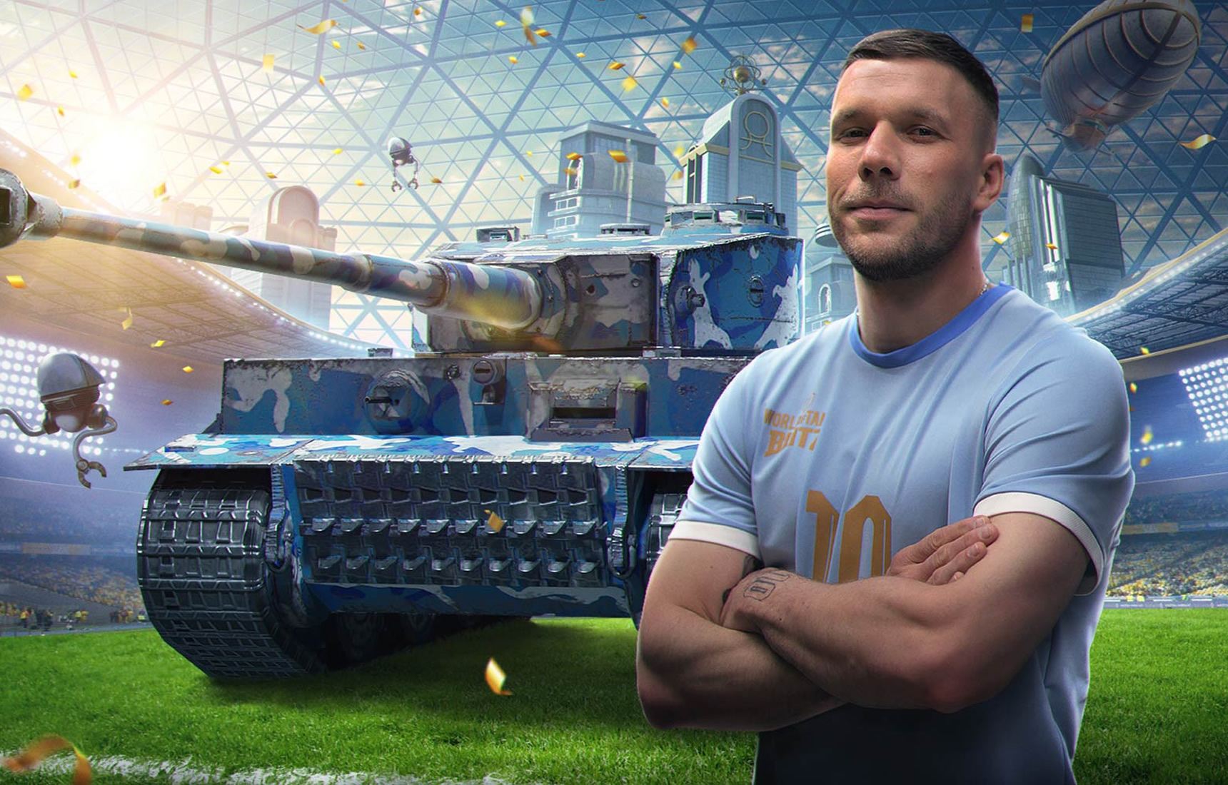 Lukas Podolski World of Tanks Blitz